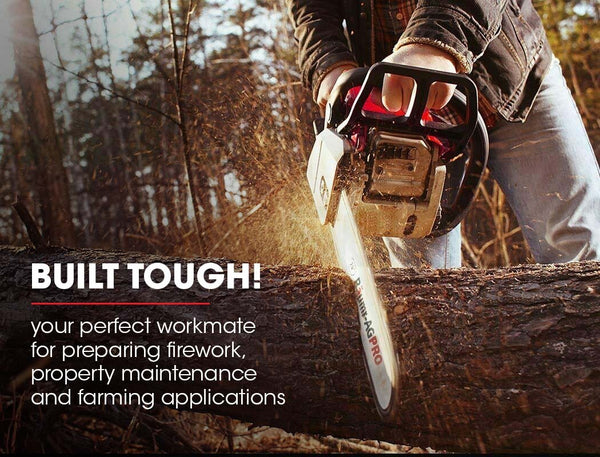 Baumr Ag Baumr Ag Petrol Commercial Chainsaw 24 Bar E Start Saw Top Handle Pruning Chainsaws