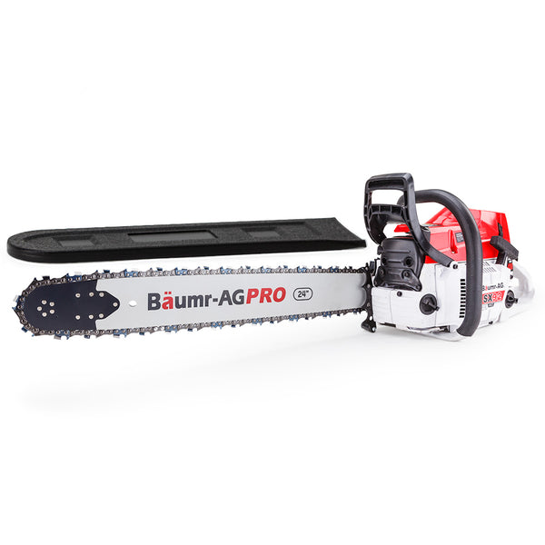 Baumr Ag Petrol Commercial Chainsaw 24 Bar E Start Saw Top Handle Pruning Chainsaws