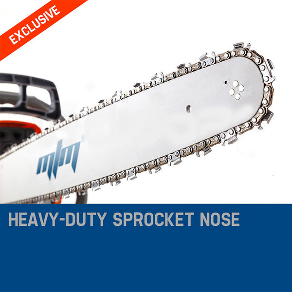 Mtm Petrol Commercial Chainsaw 22 Bar E Start Tree Pruning Chain Saw Top Handle Chainsaws