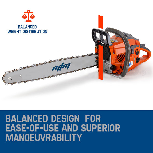 Mtm Chainsaw Petrol Commercial 20 Bar E Start Tree Pruning Saw Hp Chainsaws