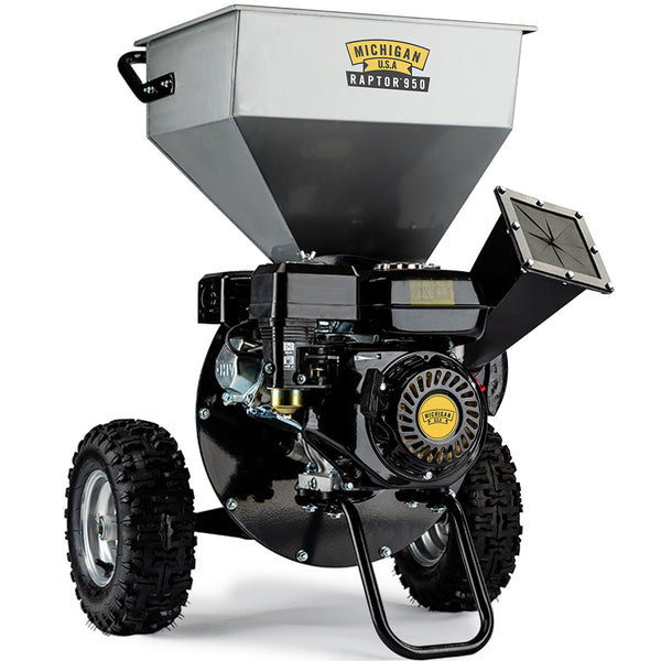 Michigan 6Hp 212Cc Petrol Wood Chipper Shredder Mulcher Chippers Shredders Mulchers