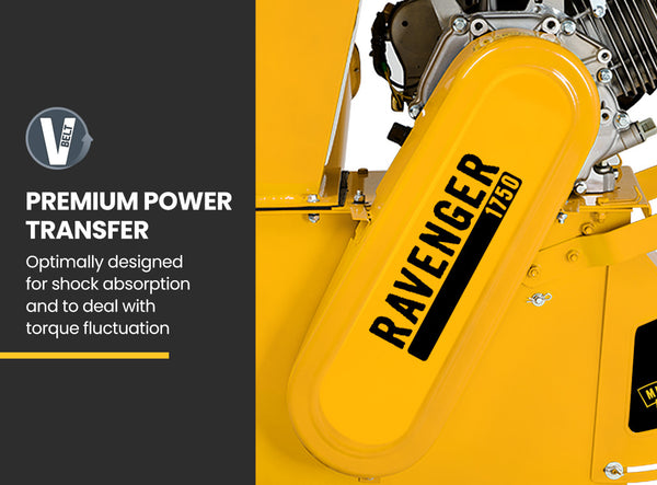 Michigan 15Hp Petrol Wood Chipper Garden Mulcher Shredder 420Cc Commercial Series Chippers Shredders Mulchers