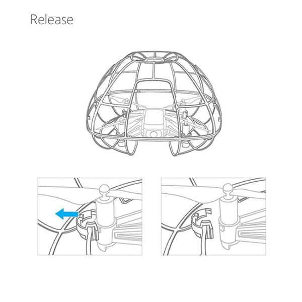Protective Cage For Dji Tello Drone Durable Spherical Cover With Enhanced Safety Camera Drone Accessories