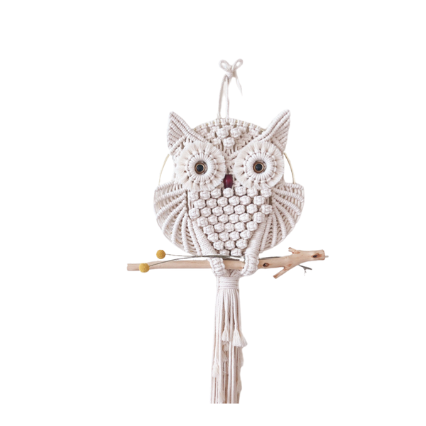 The Owl Tapestry Hand Woven Cotton Craft Kit For Large And Small Projects Other Crocheting And Knitting