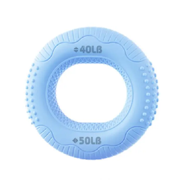 Silicone Hand Grip Arm Strength Exercise Gripping Ring Fitness Gym Finger Forearm Trainer Carpal Expander Strengthener Rings Fingers Forearms Exercise
