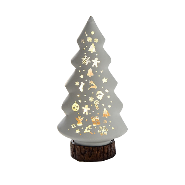 Christmas Luminous Glass Desktop Decoration Seasonal Decorations