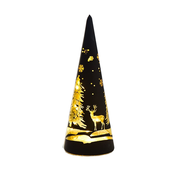 Christmas Luminous Glass Desktop Decoration Seasonal Decorations