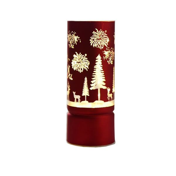 Christmas Luminous Glass Desktop Decoration Seasonal Decorations