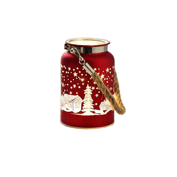 Christmas Luminous Glass Desktop Decoration Seasonal Decorations