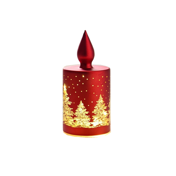 Christmas Luminous Glass Desktop Decoration Seasonal Decorations