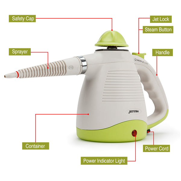 Jet Usa Steam Cleaner Multi Purpose High Pressure Handheld Steam Cleaners
