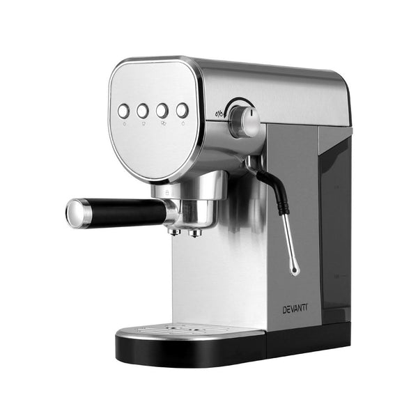 Devanti 20 Bar Coffee Machine Espresso Cafe Maker Espresso & Cappuccino Machines