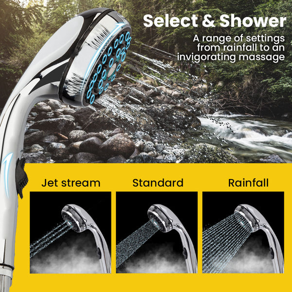 Thermomate Gas Outdoor Camping Hot Water Heater System With 12V Pump Shower Head Black Water Heaters