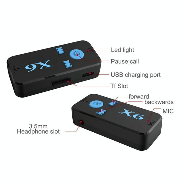 Wireless Bluetooth Music Receiver For Cars Version 4.1 With Hands Free Functionality Receivers