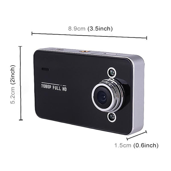 K6000 2.3 Inch Full High Definition 720P Car Dvr With 90 Degree Wide Angle Camcorders