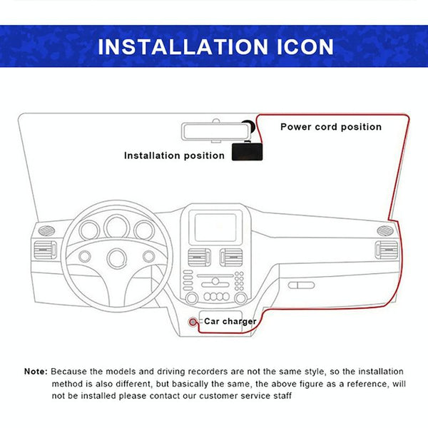 Full Hd 1080P Car Dvr With 170 Degree Wide Angle 4 Inch Screen Other Car Video