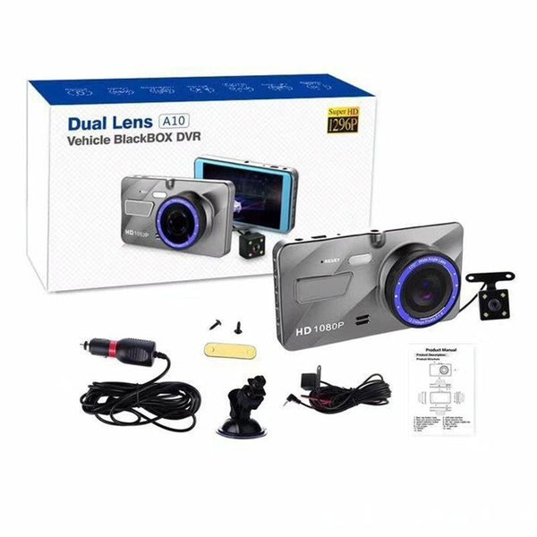 Smart Car Dual Lens Video Camera Full High Definition 1080P Motion Detection Video Recorders & Players