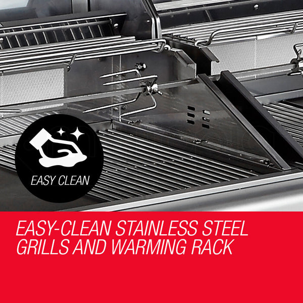 Eurogrille 9 Burner Outdoor Bbq Grill Barbeque Gas Stainless Steel Kitchen Commercial Barbecues Grills & Smokers