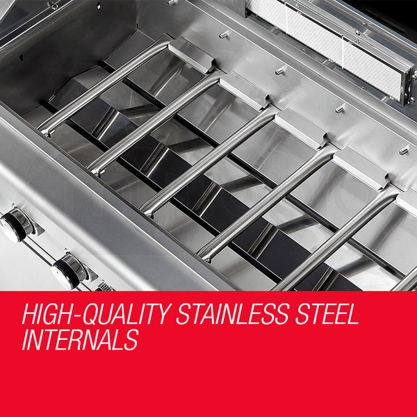 Eurogrille 9 Burner Outdoor Bbq Grill Barbeque Gas Stainless Steel Kitchen Commercial Barbecues Grills & Smokers