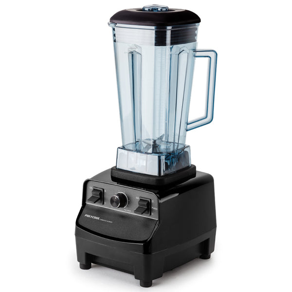 Polycool 2L Commercial Blender Mixer Food Processor Smoothie Ice Crush Black Countertop Blenders
