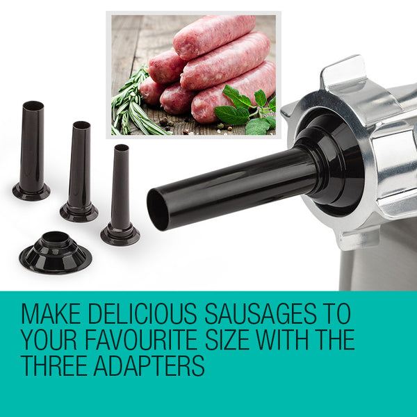Eurochef Meat Grinder Electric Mincer Sausage Filler Kebbe Maker Mincers