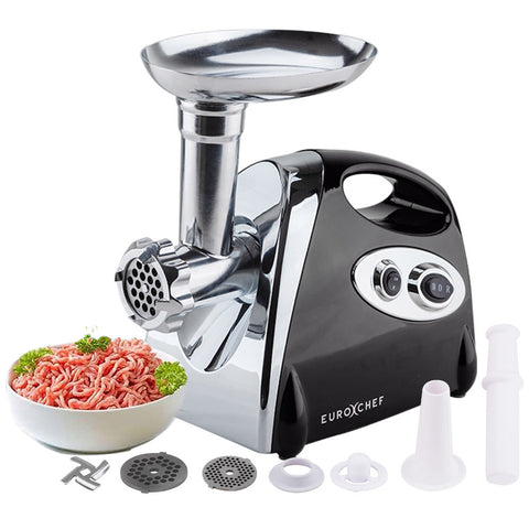 Eurochef 1800W Electric Meat Grinder Mincer Sausage Filler Kibbe Maker Stuffer Kitchen Mincers