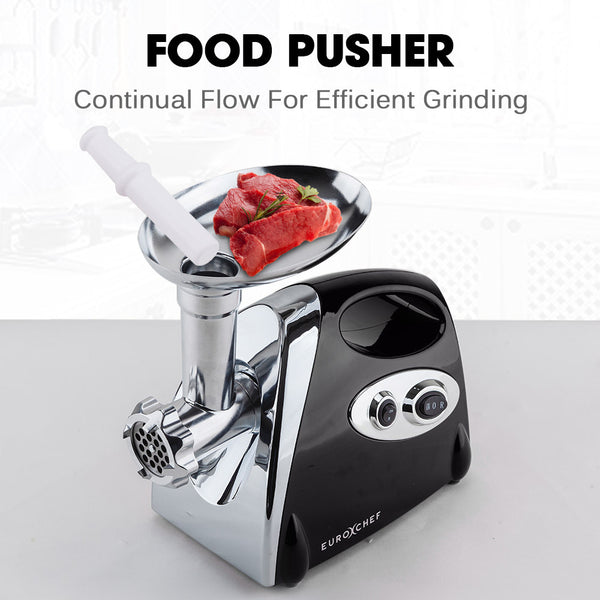 Eurochef 1800W Electric Meat Grinder Mincer Sausage Filler Kibbe Maker Stuffer Kitchen Mincers