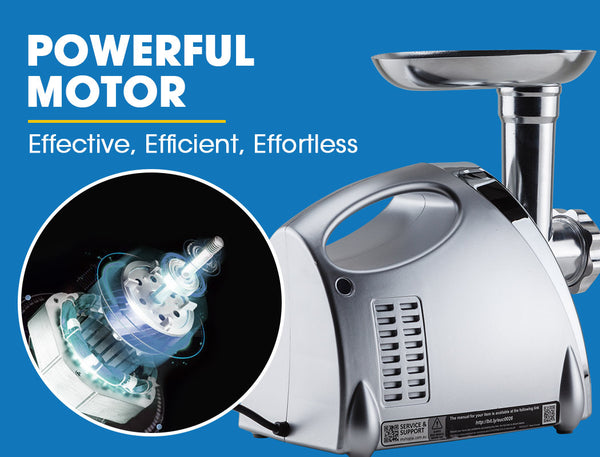 Eurochef 2800W Electric Meat Grinder Mincer Sausage Filler Kibbe Maker Mincers