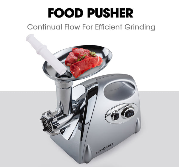 Eurochef 2800W Electric Meat Grinder Mincer Sausage Filler Kibbe Maker Mincers