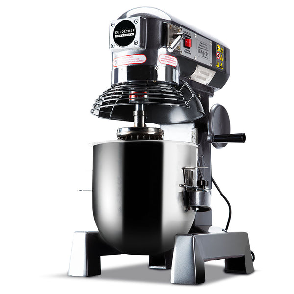 Eurochef Planetary Mixer 10L Commercial Stand Kitchen Vertical Dough Food Bench Floor Countertop Mixers