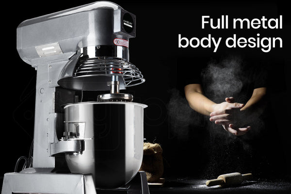 Countertop Mixers Eurochef Planetary Mixer 10L Commercial Stand Kitchen Vertical Dough Food Bench Floor