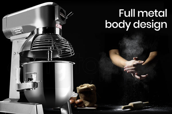 Eurochef Planetary Mixer 20L Commercial Dough Food Kitchen Vertical Floor Stand Countertop Mixers