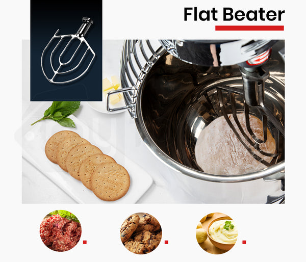 Eurochef Planetary Mixer 30L Commercial Stand Cake Kitchen Vertical Dough Food Floor Bench Countertop Mixers