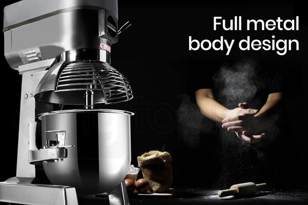 Eurochef Planetary Mixer 30L Commercial Stand Cake Kitchen Vertical Dough Food Floor Bench Countertop Mixers