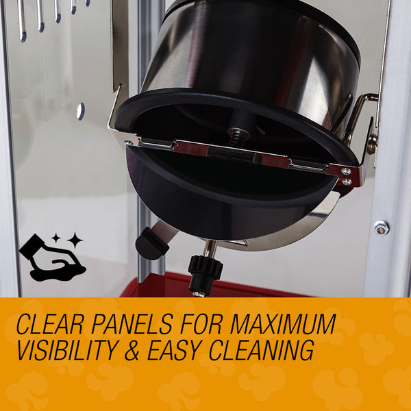 Eurochef Popcorn Machine Popper Popping Classic Cooker Microwave Popcorn Makers