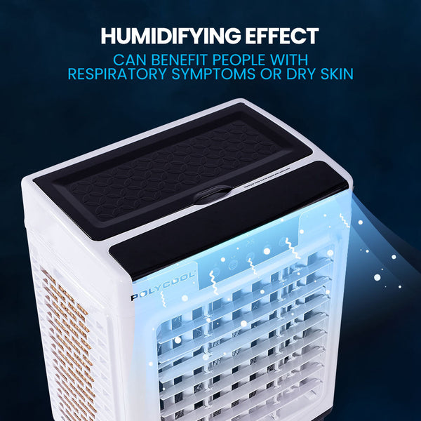 Polycool 30L Evaporative Air Cooler Portable Industrial Fan Purifier Humidifier Remote Control Portable Air Conditioners