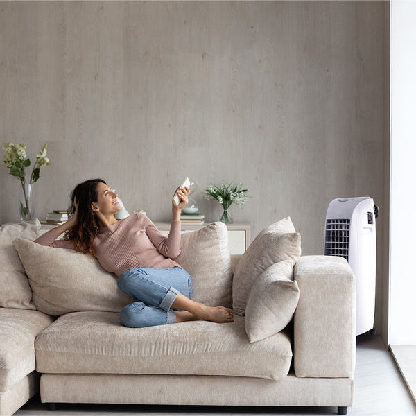 Polycool 6L Evaporative Air Cooler 24 Hour Timer In 1 Cooling Fan Portable Air Conditioners