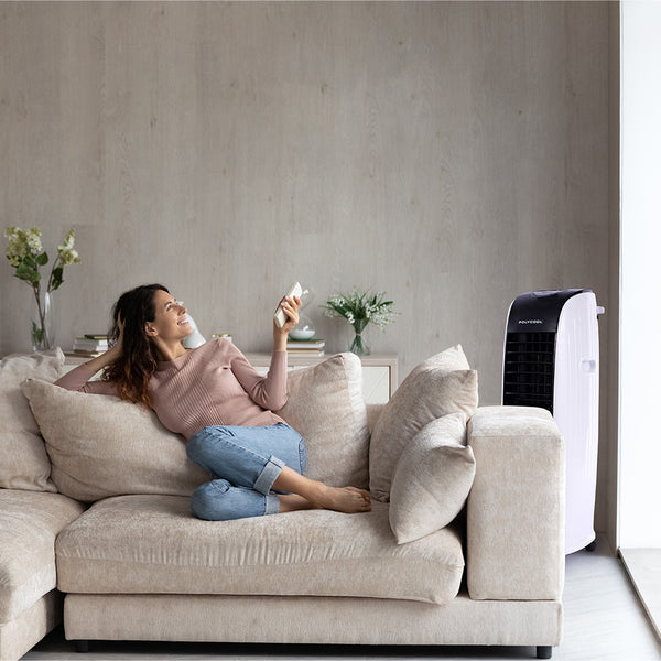 Polycool 8L Evaporative Air Cooler 24 Hour Timer In 1 Cooling Fan Portable Air Conditioners