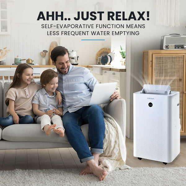 Carson 3.5Kw Portable Air Conditioner With Dehumidifier Mode & Fan Cooler Portable Air Conditioners