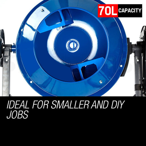 Baumr Ag Baumr Ag 70L Portable Cement Concrete Mixer Electric Construction Sand Gravel Cement Mixers