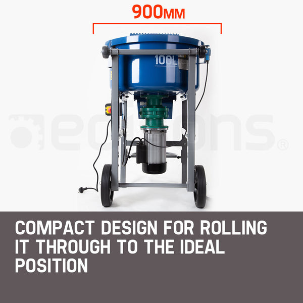 Baumr Ag Baumr Ag 100L Portable Cement Concrete Mixer 1500W Electric Construction Sand Gravel Mortar Cement Mixers