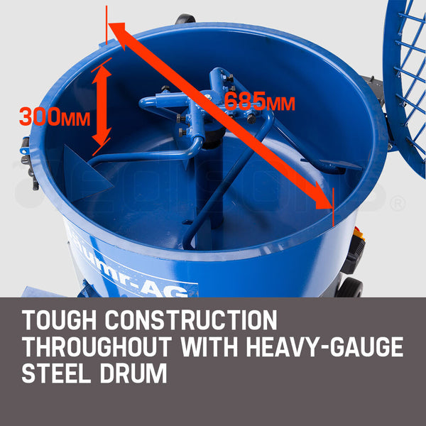 Baumr Ag Baumr Ag 100L Portable Cement Concrete Mixer 1500W Electric Construction Sand Gravel Mortar Cement Mixers