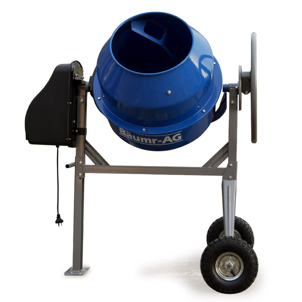 Baumr Ag 135L Cement Concrete Mixer Electric Portable Construction Sand Gravel Cement Mixers