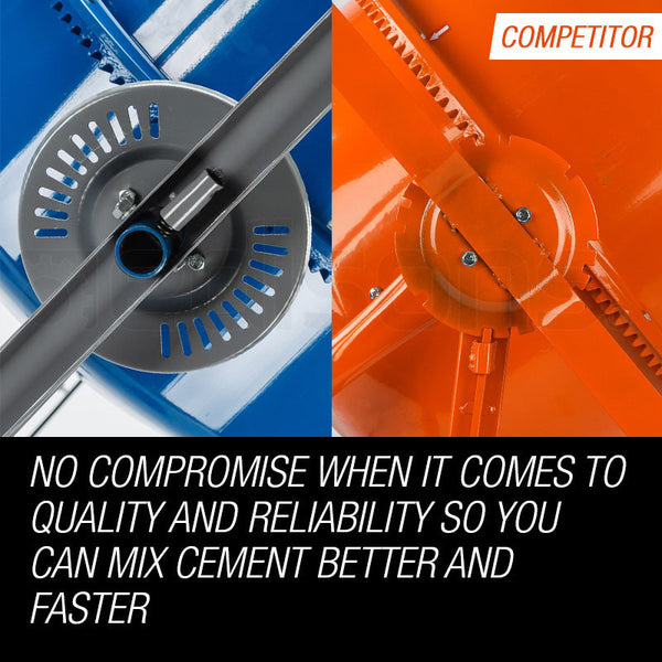 Baumr Ag Baumr Ag 135L Cement Concrete Mixer Electric Portable Construction Sand Gravel Cement Mixers