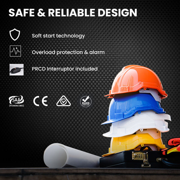 Baumr Ag 2400W Electric Concrete Saw 355Mm Demolition Cutter Wet Dry Tool Circular Cutting Concrete Saws