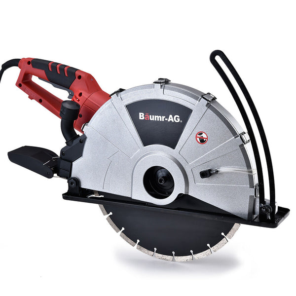 Baumr Ag 2400W Electric Concrete Saw 355Mm Demolition Cutter Wet Dry Tool Circular Cutting Concrete Saws