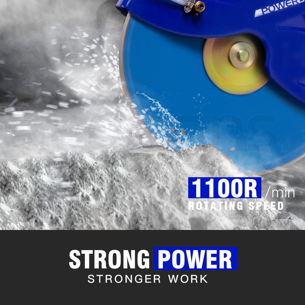 Powerblade 75Cc Petrol Concrete Cut Off Demolition Saw Wet Road Cutter Brick Cutting Tool Garden Compost Bins