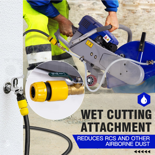 Powerblade 75Cc Petrol Concrete Cut Off Demolition Saw Wet Road Cutter Brick Cutting Tool Garden Compost Bins