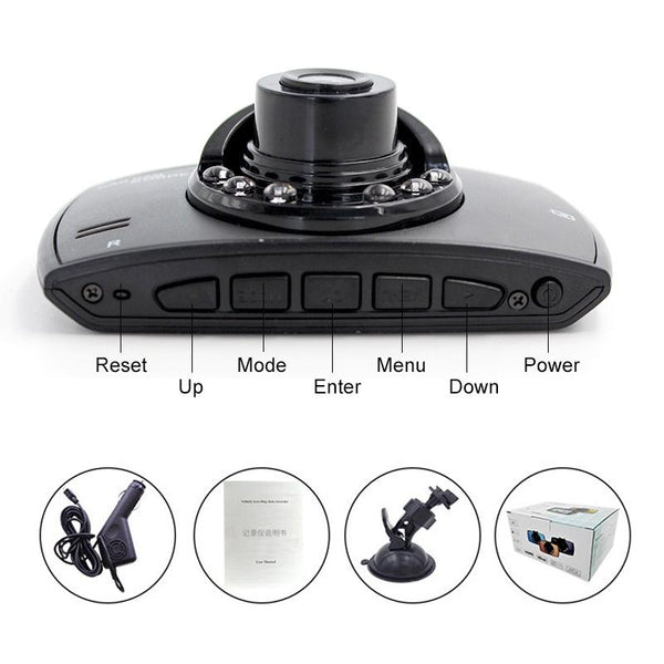 G30 2.2 Inch Car 480P Single Recording Driving Recorder Dvr Supports Parking Monitoring Loop Other Car Video