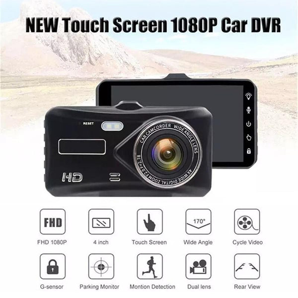 4 Inch Front And Rear Dual Recording Hd 1080P Night Vision Driving Recorder Other Car Video